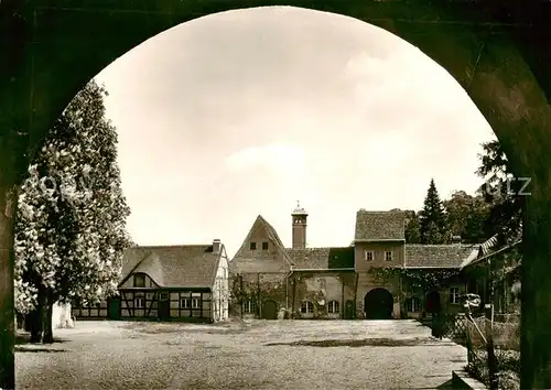 AK / Ansichtskarte 73810203 Berlin Jagdschloss Grunewald Blick auf Schlosshof und Wirtschaftsgebaeude Berlin