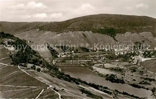 AK / Ansichtskarte 73810217 Alf_Bullay_Mosel mit Marienburg und Neumerl Fliegeraufnahme Alf_Bullay_Mosel