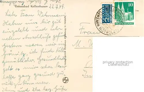 AK / Ansichtskarte  Kellenhusen_Ostseebad Strand mit Seebruecke Kellenhusen_Ostseebad