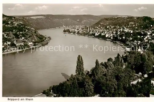 AK / Ansichtskarte 73810270 Boppard_Rhein Fliegeraufnahme Boppard Rhein