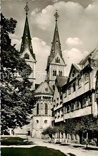 AK / Ansichtskarte 73810275 Boppard_Rhein Altstadt mit Severuskirche Boppard Rhein