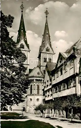 AK / Ansichtskarte  Boppard_Rhein Altstadt mit Severuskirche Boppard Rhein