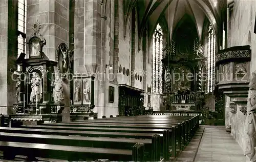 AK / Ansichtskarte  Boppard_Rhein Inneres der Karmeliterkirche Boppard Rhein