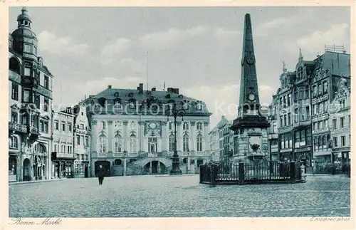 AK / Ansichtskarte  Bonn_Rhein Marktplatz Bonn_Rhein