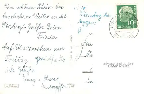 AK / Ansichtskarte  Bingen_Rhein Panorama Bingen Rhein