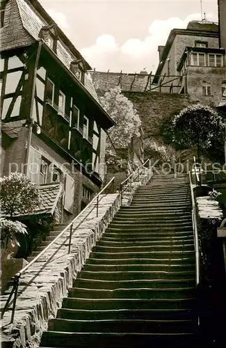 AK / Ansichtskarte  Beilstein_Mosel Karmelitenkloster Klostertreppe Beilstein_Mosel