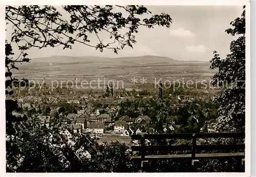 AK / Ansichtskarte  Goettingen__Niedersachsen Blick vom Hainberg nach dem Hohen Hagen mit Gaussturm 