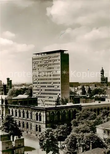 AK / Ansichtskarte  Braunschweig Technische Hochschule Carola Wilhelmina mit Hochhaus Braunschweig