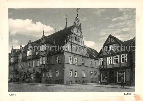 AK / Ansichtskarte  Celle__Niedersachsen Rathaus 