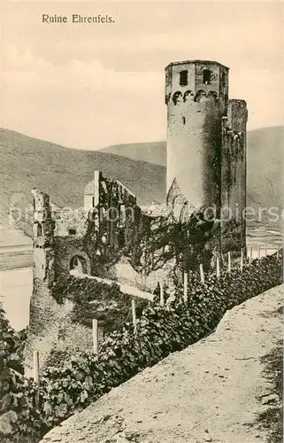 AK / Ansichtskarte  Ruedesheim_am_Rhein Ruine Ehrenfels 