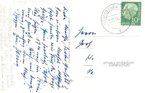 AK / Ansichtskarte  Cochem_Kochem_Mosel Panorama 