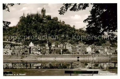 AK / Ansichtskarte  Cochem_Kochem_Mosel Panorama mit Burg Cochem 