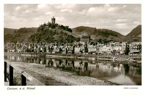 AK / Ansichtskarte  Cochem_Kochem_Mosel Panorama mit Burg 