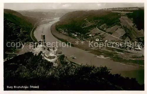 AK / Ansichtskarte  Hatzenport Burg Bischofstein Moselpartie Hatzenport