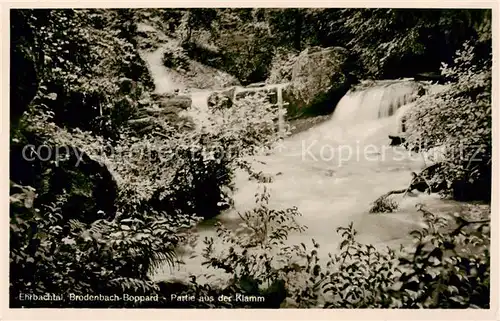 AK / Ansichtskarte 73810517 Brodenbach_Mosel Ehrbachtal Partie aus der Klamm 