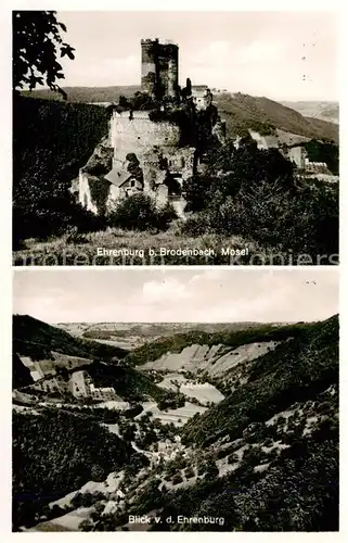 AK / Ansichtskarte 73810523 Brodenbach_Mosel Die Ehrenburg Blick von der Ehrenburg 