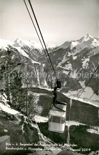 AK / Ansichtskarte  Seilbahn_Cable-Car_Telepherique Brandbergkolm Ahornspitze Zillertal 