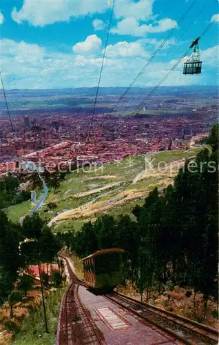 AK / Ansichtskarte  Bergbahn Bogota Colombia  Bergbahn