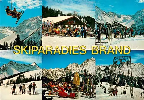 AK / Ansichtskarte  Skilift_Schlepplift_Remontees-Mecaniques Brand Vorarberg Austria 