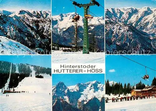 AK / Ansichtskarte  Sessellift_Chairlift_Telesiege Hinterstoder Hutterer Hoess 