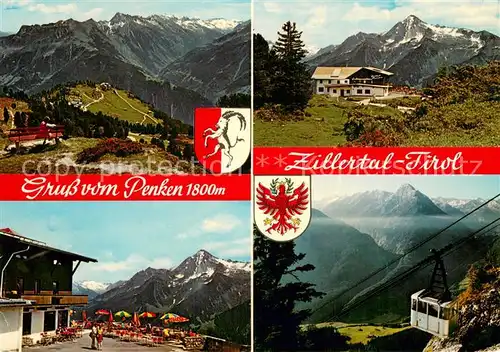 AK / Ansichtskarte 73810623 Seilbahn_Cable-Car_Telepherique Penken Zillertal Tirol 