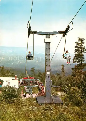 AK / Ansichtskarte  Sessellift_Chairlift_Telesiege Karkonosze  