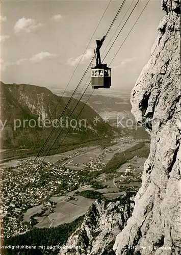 AK / Ansichtskarte  Seilbahn_Cable-Car_Telepherique Predigtstuhlbahn Bad Reichenhall 