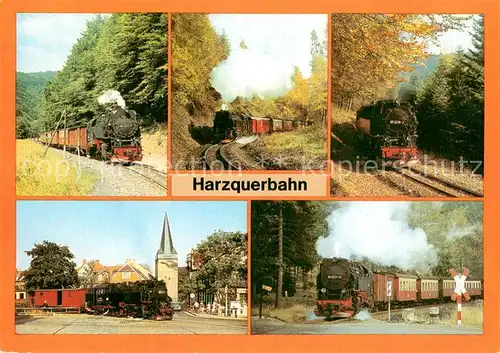 AK / Ansichtskarte 73810641 Eisenbahn Harzquerbahn Eisenbahn