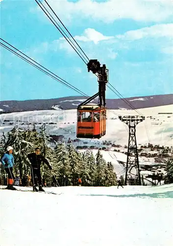 AK / Ansichtskarte  Seilbahn_Cable-Car_Telepherique Oberweisenthal Fichtelberg 