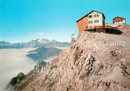 AK / Ansichtskarte  Seilbahn_Cable-Car_Telepherique Dolomiti Passo Falzarego Funivia  