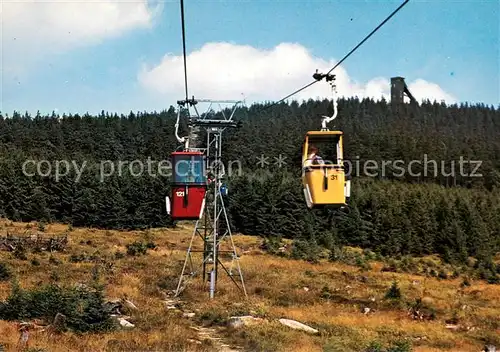 AK / Ansichtskarte  Seilbahn_Cable-Car_Telepherique Braunlage Oberharz Wurmberg 