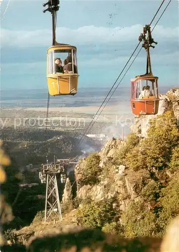 AK / Ansichtskarte  Seilbahn_Cable-Car_Telepherique Thale Harz Kr. Quedlinburg 