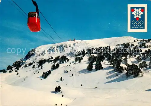 AK / Ansichtskarte  Seilbahn_Cable-Car_Telepherique Chamrousse  