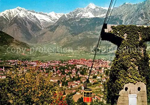 AK / Ansichtskarte  Seilbahn_Cable-Car_Telepherique Merano  