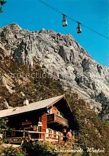 AK / Ansichtskarte  Seilbahn_Cable-Car_Telepherique Eisriesenwelt Werfen 