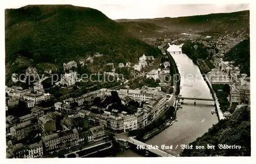 AK / Ansichtskarte 73810694 Bad_Ems_Lahn Blick von der Baederley Bad_Ems_Lahn