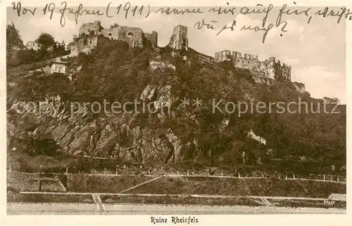 AK / Ansichtskarte 73810754 St_Goar_Rhein Ruine Rheinfels 