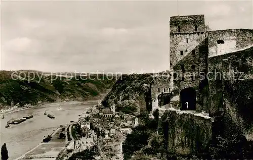 AK / Ansichtskarte  St_Goar_Rhein mit Burg Rheinfels 