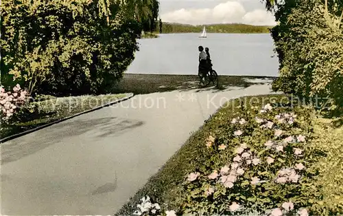 AK / Ansichtskarte  Eutin Rosengarten und Grosser Eutiner See Eutin