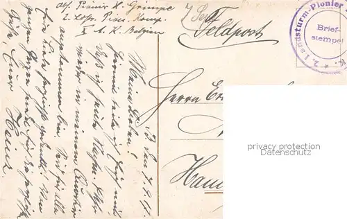 AK / Ansichtskarte  Antwerpen_Anvers Middenstatie Feldpost Antwerpen Anvers