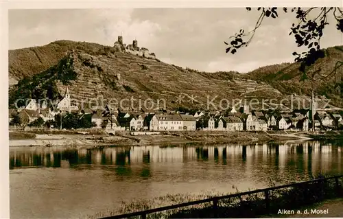 AK / Ansichtskarte  Alken_Mosel Pension und Weinhaus Gries Panorama 