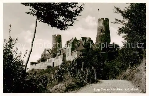 AK / Ansichtskarte  Alken_Mosel Burg Thurandt 