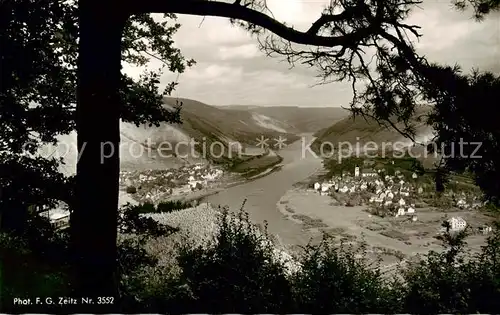 AK / Ansichtskarte 73810814 Alf_Bullay_Mosel Blick ins Moseltal Alf_Bullay_Mosel