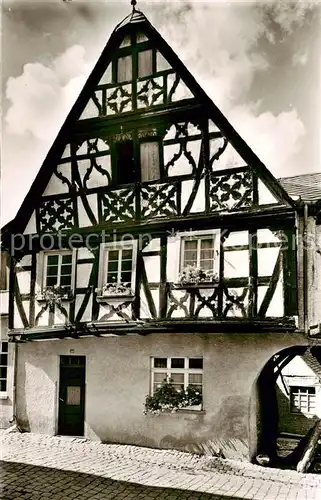 AK / Ansichtskarte 73810820 Enkirch_Mosel Fachwerkhaus Enkirch Mosel