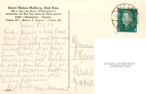 AK / Ansichtskarte  Bad_Ems_Lahn Panorama Bad_Ems_Lahn