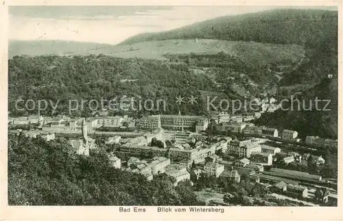 AK / Ansichtskarte  Bad_Ems_Lahn Blick vom Wintersberg Bad_Ems_Lahn