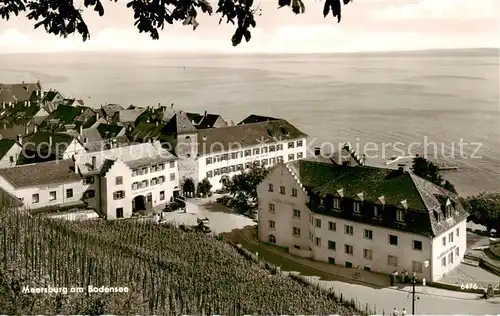 AK / Ansichtskarte  Meersburg_Bodensee Panorama Blick auf den See Meersburg Bodensee