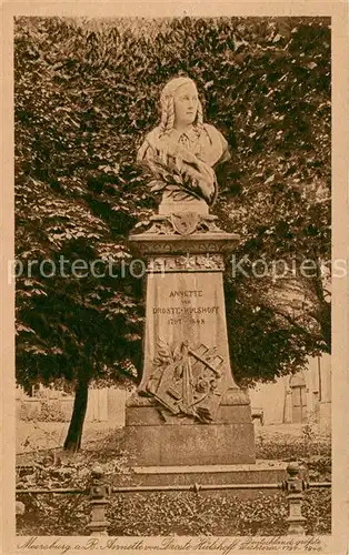 AK / Ansichtskarte  Meersburg_Bodensee Grabstaette von Dichterin Annette Droste-Huelshoff Meersburg Bodensee