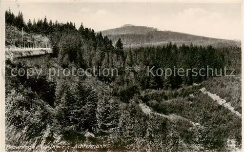 AK / Ansichtskarte  Braunlage Landschaftspanorama Achtermann Braunlage