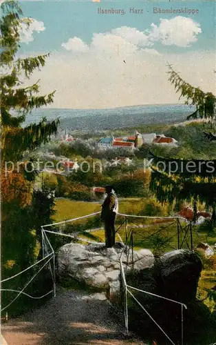 AK / Ansichtskarte  Ilsenburg_Harz Baeumlersklippe Aussichtspunkt Ilsenburg Harz